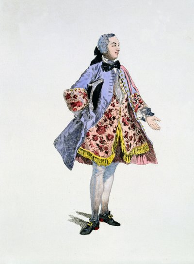 Monsieur Bellecour in the Role of Belfort, March 9 1744 by Auguste Alexandre Guillaumot